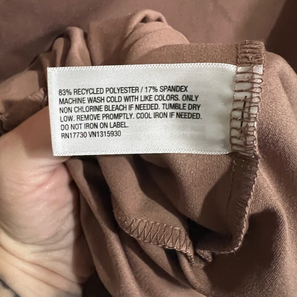 Wild Fable Mocha long sleeve maxi dress SZ M. Square neck, length 53.5” NWT - Picture 4 of 5